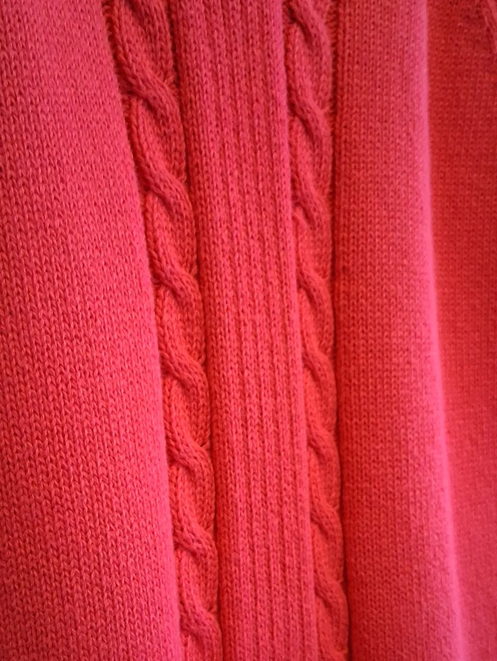 Gymboree Bright Pink Cable-Knit Sweater Dress with Faux Fur Trim Size 7